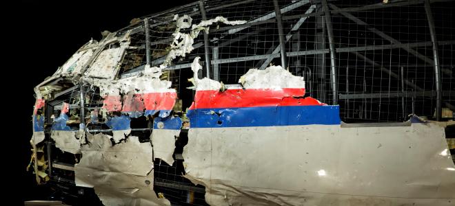 Reconstructie van delen cockpit MH17