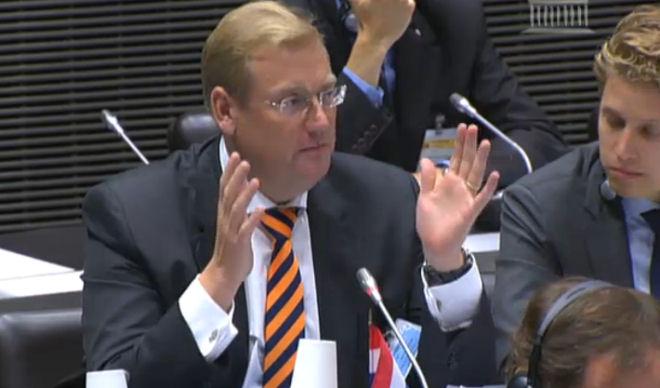 Ard van der Steur in de Nationale Assemblée