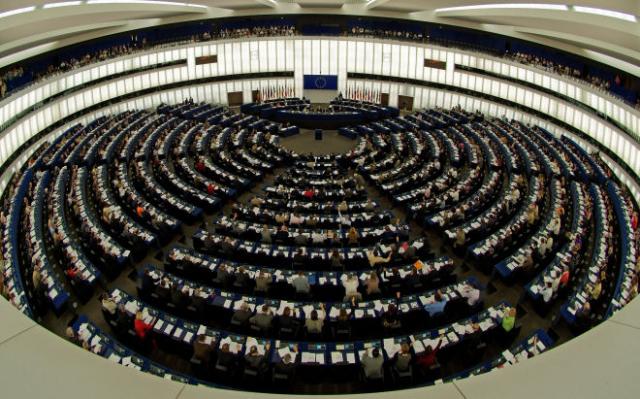 Plenaire zaal van het Europees Parlement